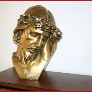 Antiek Jezusbeeld (hoofd) R Ourili 0129
